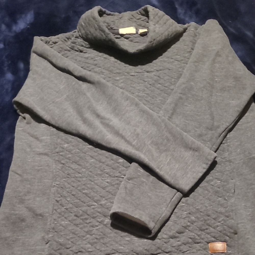 L.L. Bean Women's Charcoal Turtleneck Sweater
